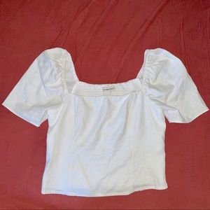 Abercrombie & Fitch White Blouse